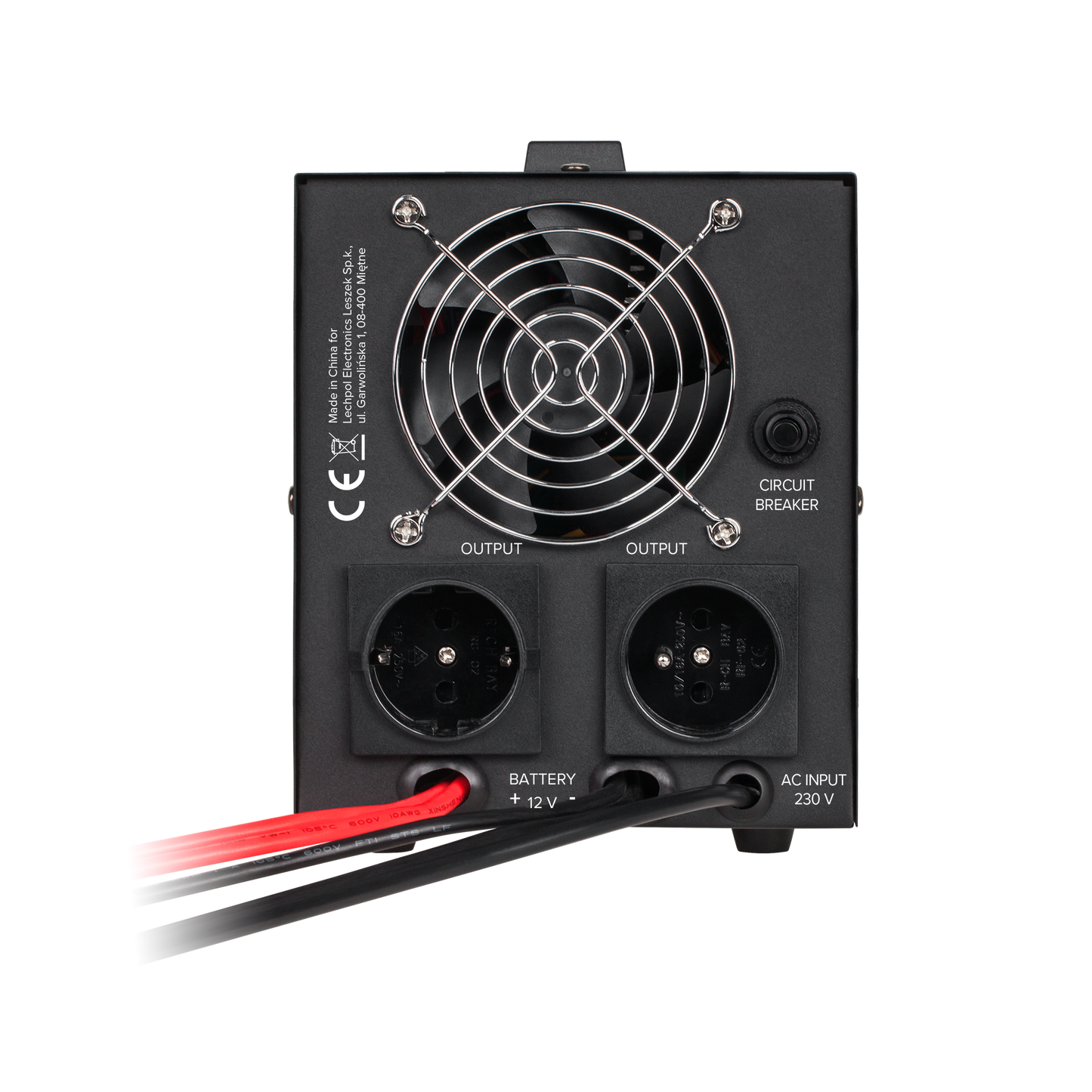 Rebel Rebel POWER-500 Emergency Power Supply - a pure sine wave inverter with a charging function 12V 230V 500VA/300W – image 3