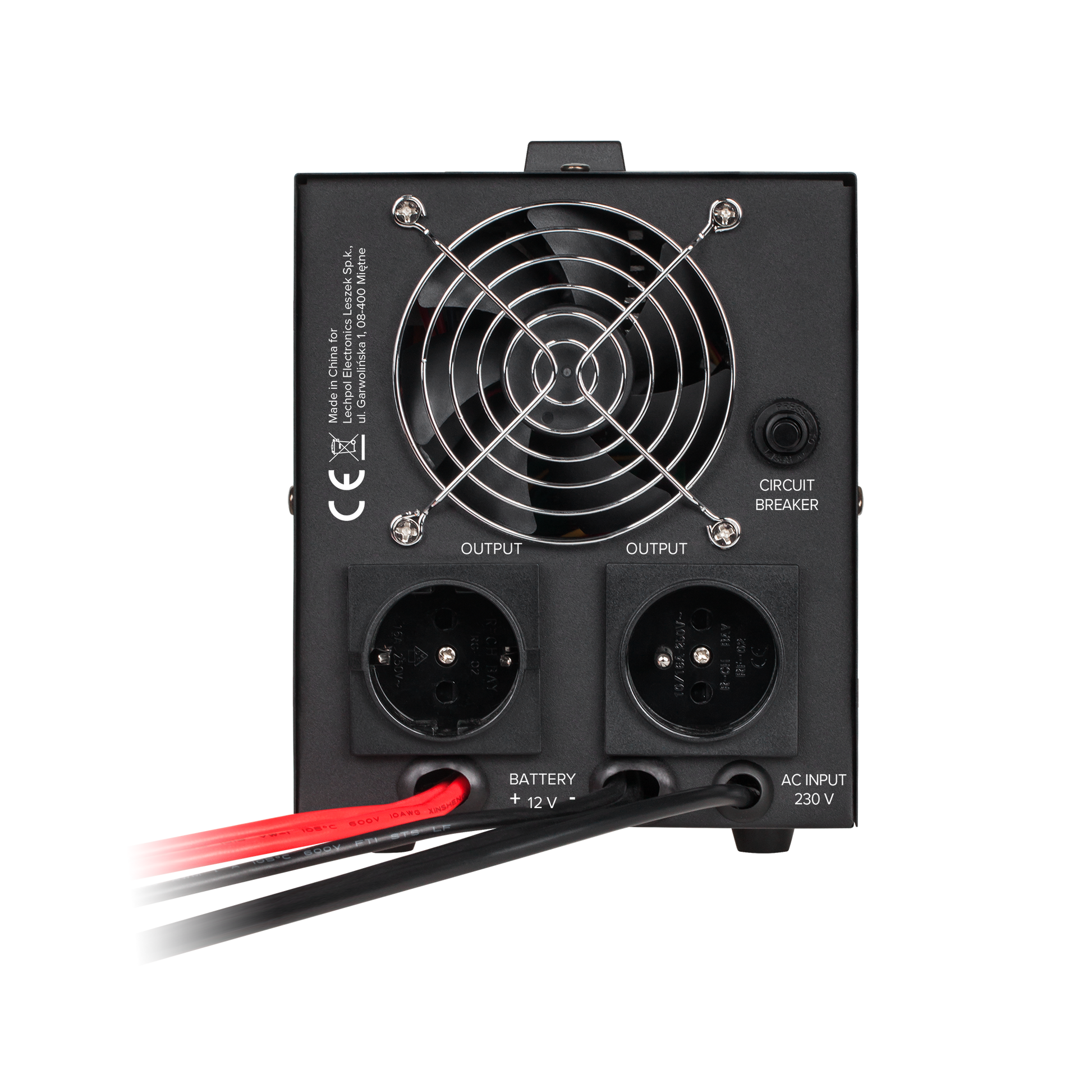 Rebel Rebel POWER-500 Emergency Power Supply - a pure sine wave inverter with a charging function 12V 230V 500VA/300W – image 3
