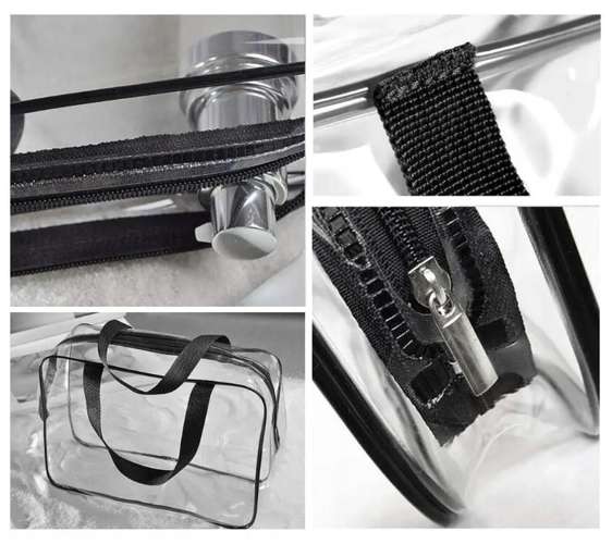 SOULIMA Cosmetics, trunks, containers, and – Soulima 21448 3-in-1 Clear Cosmetic Bag – image 7