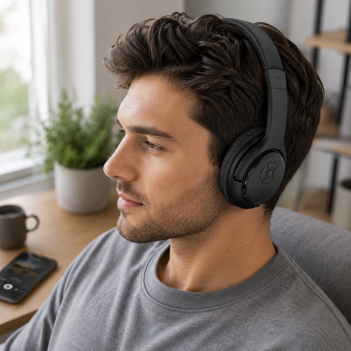 Esperanza Wireless – EH163K Esperanza Libero Bluetooth Headphones, Black – image 6