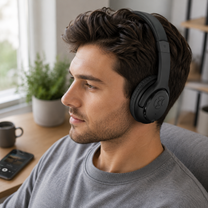 Esperanza Wireless – EH163K Esperanza Libero Bluetooth Headphones, Black – image 6