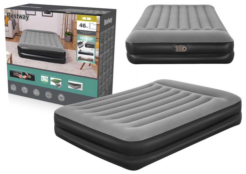 BESTWAY Bestway 67403 Inflatable Mattress, 203 x 152 x 46 cm