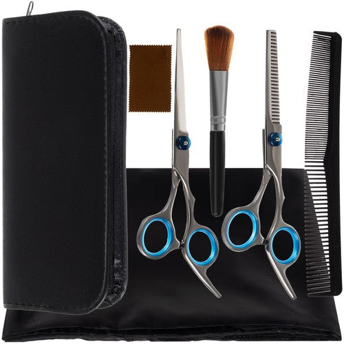 SOULIMA Scissors, razors, and sets – Hairdressing Scissors (2-Piece Set) + Accessories – image 6