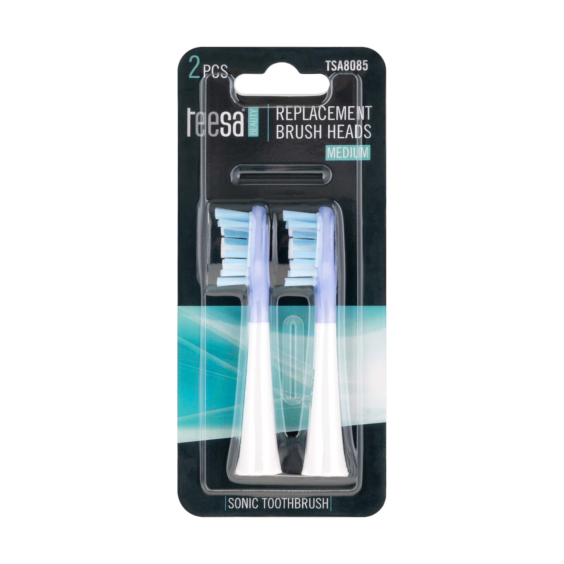 Teesa The remaining – Teesa Sonic Elite TSA8082-W Medium Sonic Toothbrush Heads – image 3