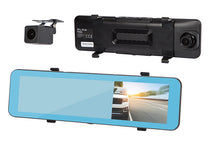 Blow 78-586# F620 Black Box DVR CarPlay Android Auto Dashcam with Rearview Mirror + Rear Camera"
