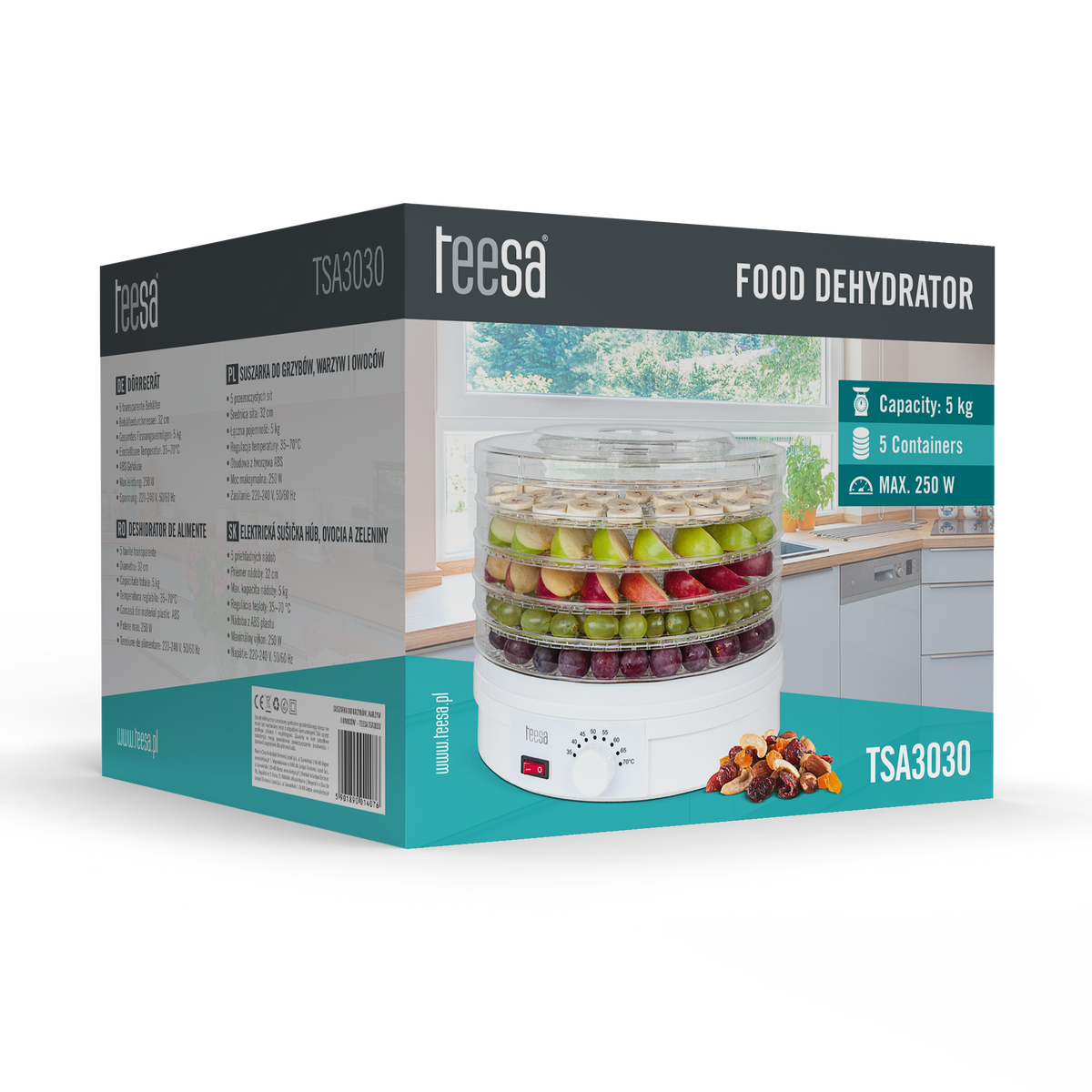 Teesa Dehydrators for mushrooms, fruits – Dehydrator for mushrooms, vegetables, and fruit – image 5