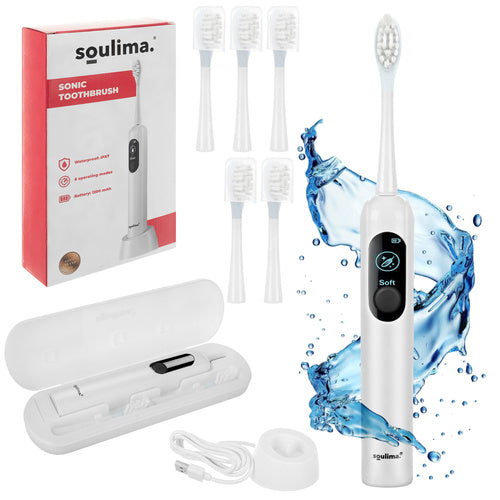 SOULIMA The remaining – Soulima 26850 White Sonic Toothbrush