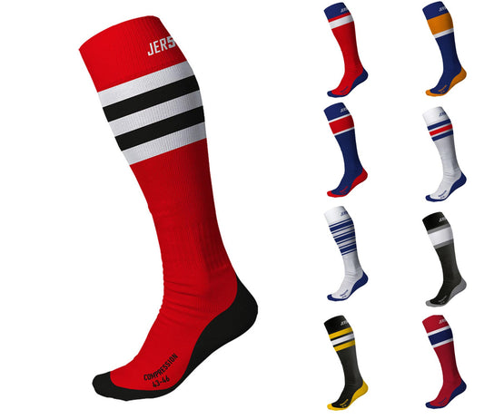 Hockey socks Skate Socks Jersey53 NHL Compression (various NHL teams, sizes 39-42)