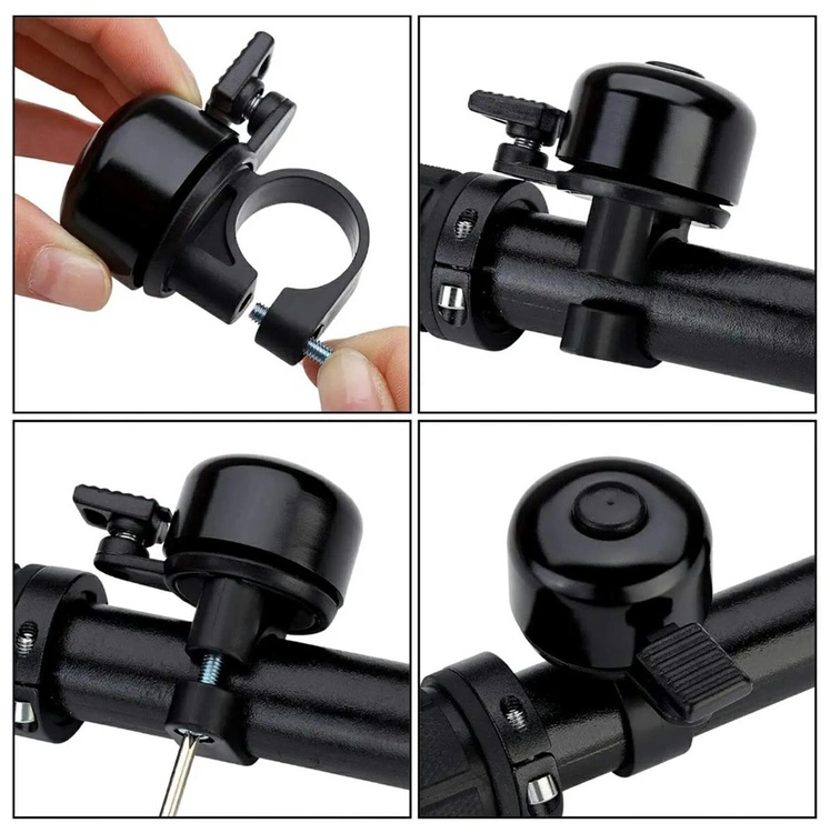 ATL Bicycle parts and accessories – AG496A Black Metal Bicycle Bell – image 3