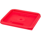 CAMBRO Lid for CamSquare container 5.7/7.6 l 227x227 mm - red