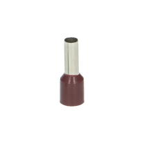 Orno Insulated sleeve, maximum diameter 10 mm, copper sleeve length 12 mm, 100 pieces.