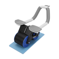 Rebel Abdominal exercise tool with timer, AB Roller Wheel AB-3, black and blue, REBEL ACTIVE – image 3