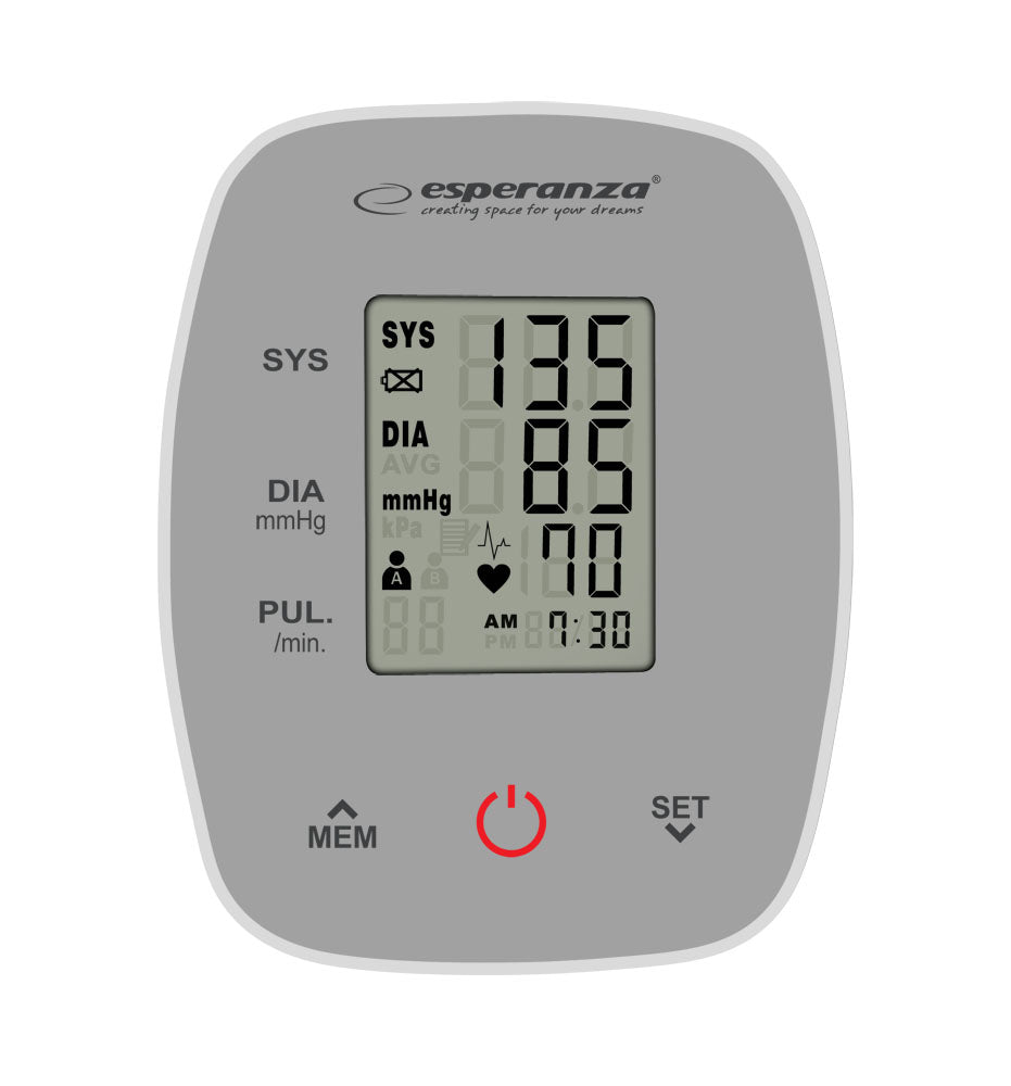 Esperanza Blood Pressure Monitors – ECB007 Esperanza Spirit Upper-Arm Blood Pressure Monitor – image 3