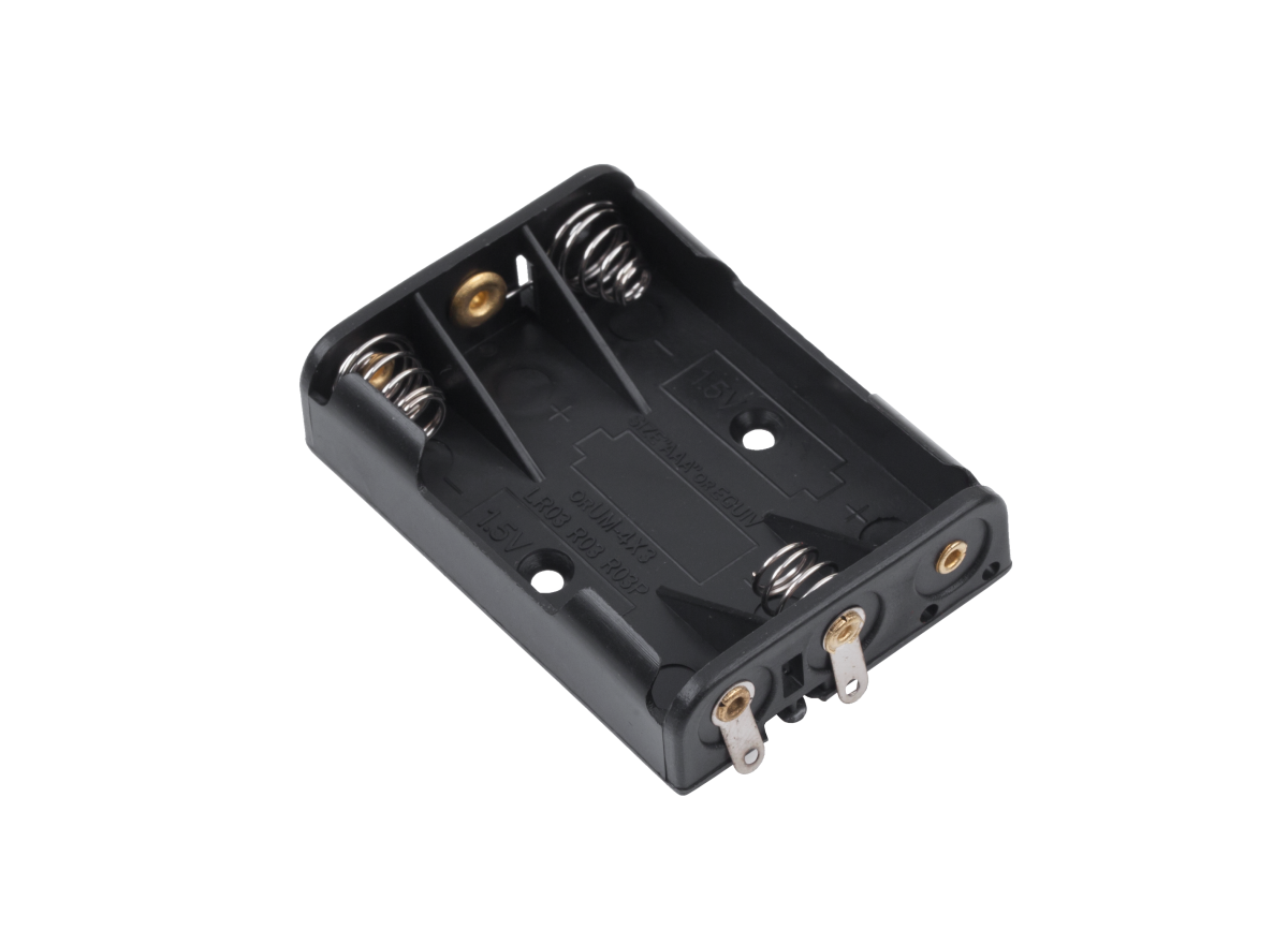 LP Containers and bins for batteries and – Flat 3xAAA Battery Holder
