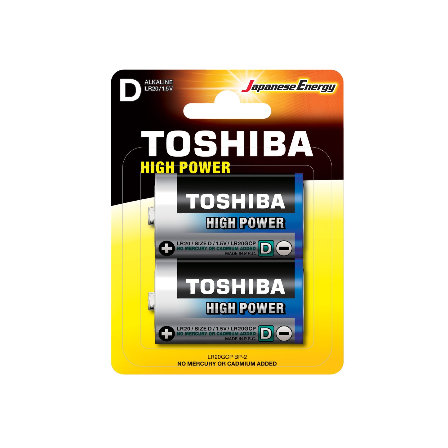 PLASTROL Alkaline, coin-cell, and zinc-carbon batteries – LR20 Battery, 2-Pack Blister Pack