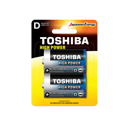 PLASTROL Alkaline, coin-cell, and zinc-carbon batteries – LR20 Battery, 2-Pack Blister Pack