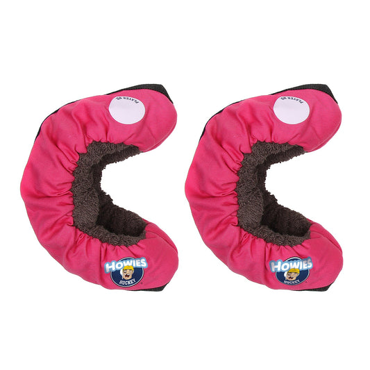 Hockey gaiters STEEL PINK with Velcro closure YOUTH