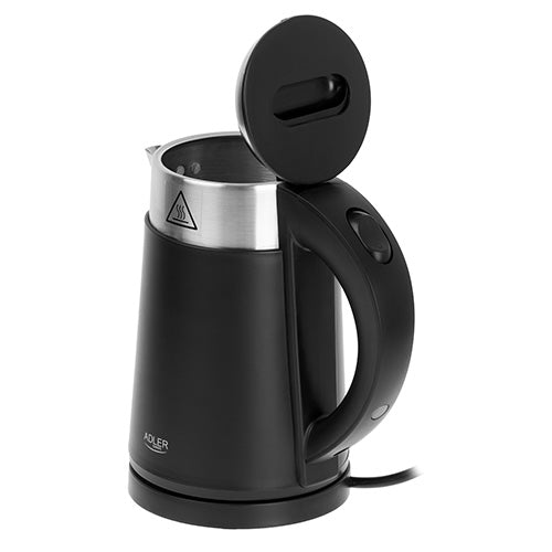 Electric kettles – AD 1372 black 0.6-liter metal kettle