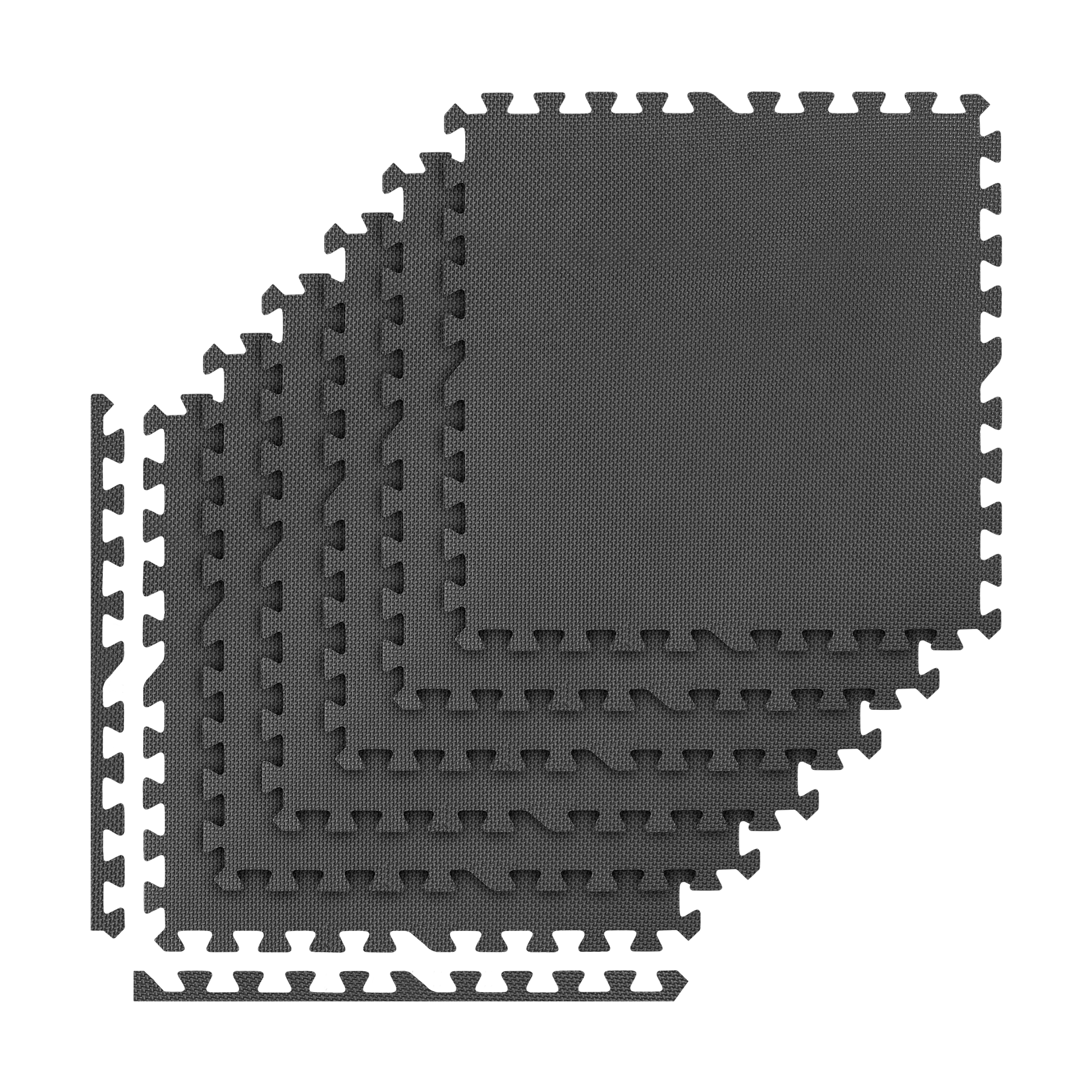 Rebel Protective mat for fitness equipment and gym workouts, 60x60 cm interlocking tiles, set of 6, REBEL ACTIVE – image 2