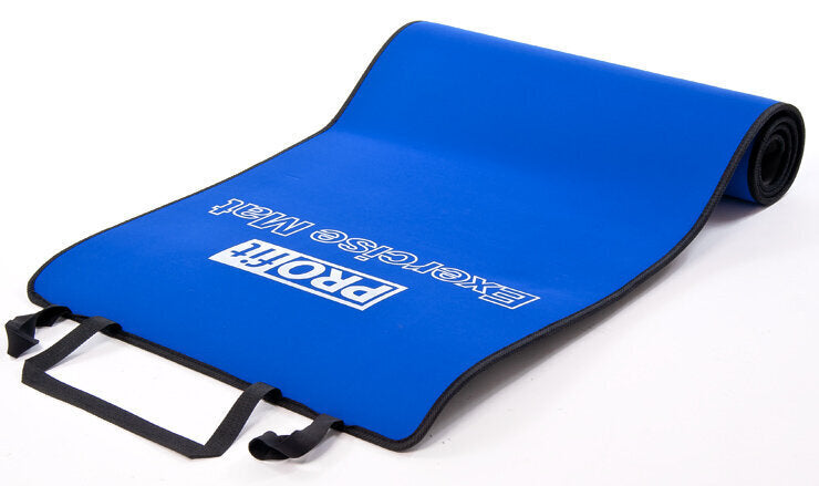 Gymnastics mat 180x60x0.6cm BLUE/BLACK