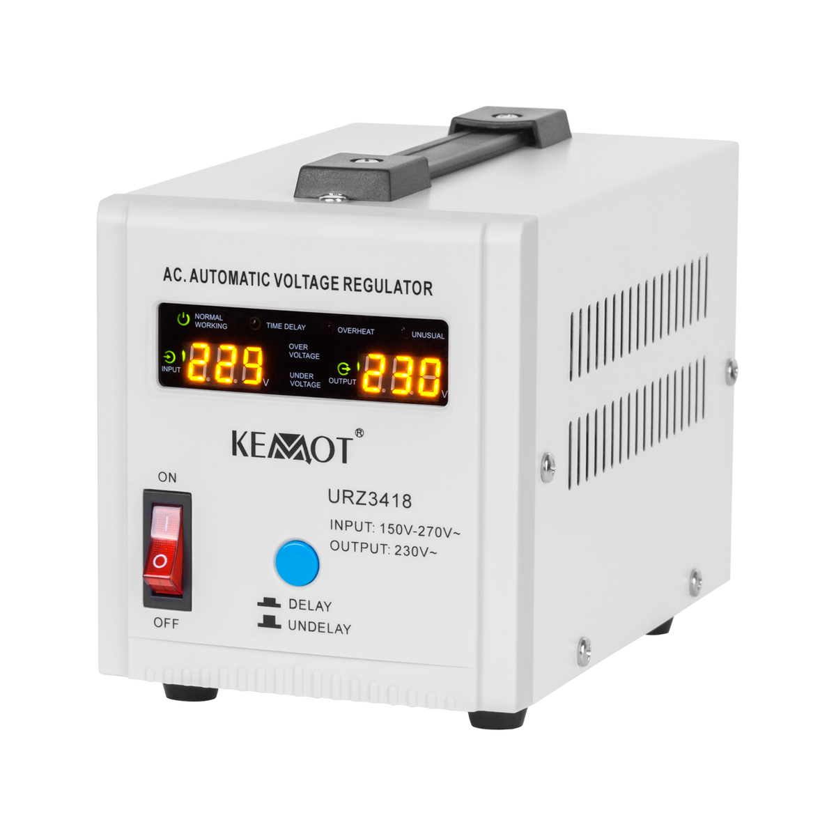 Kemot Voltage Stabilizers – KEMOT SER-500 Automatic Voltage Stabilizer