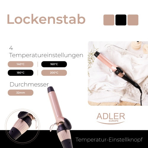 ADLER AD 2116 Curling Iron - 19 mm - Temperature Control – image 51