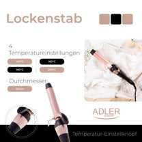 ADLER AD 2116 Curling Iron - 19 mm - Temperature Control – image 51