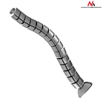 Maclean Covers – Maclean Desk Cable Organizer/Cover, 75 cm, Silver, MC-768 S – image 4