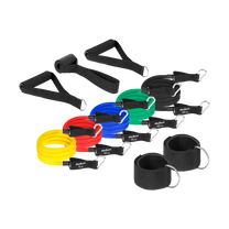 Rebel Resistance Band Set for Exercise - Power Tube Set, 5–80 kg, 5 bands, REBEL ACTIVE