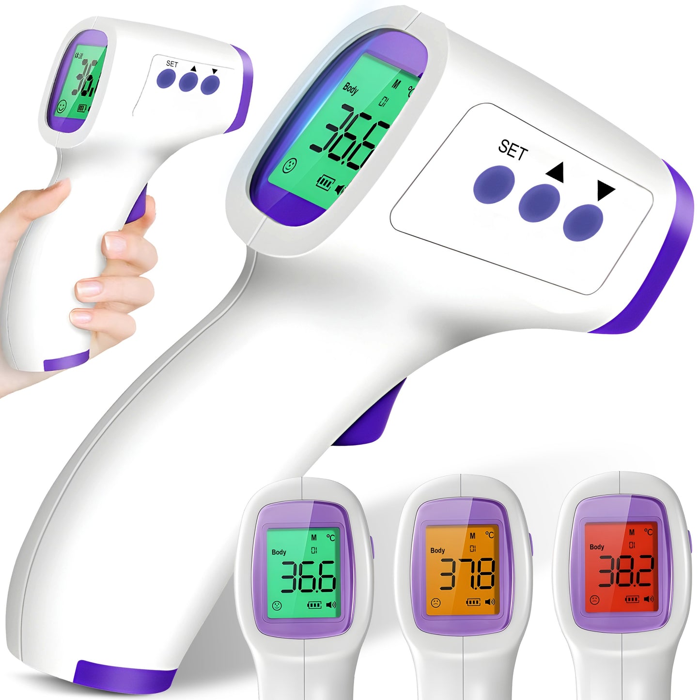 RTO The – Non-contact Infrared Thermometer for Children and Adults, 3g, Electric