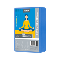 Rebel Massagers for – EVA Foam Yoga Block, 120g, Blue, REBEL ACTIVE – image 4