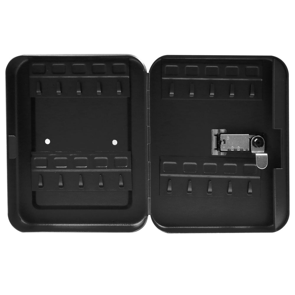 LEAN Metal Key Box with Digital Combination Lock, 48 Hooks, Stickers, Black – image 6