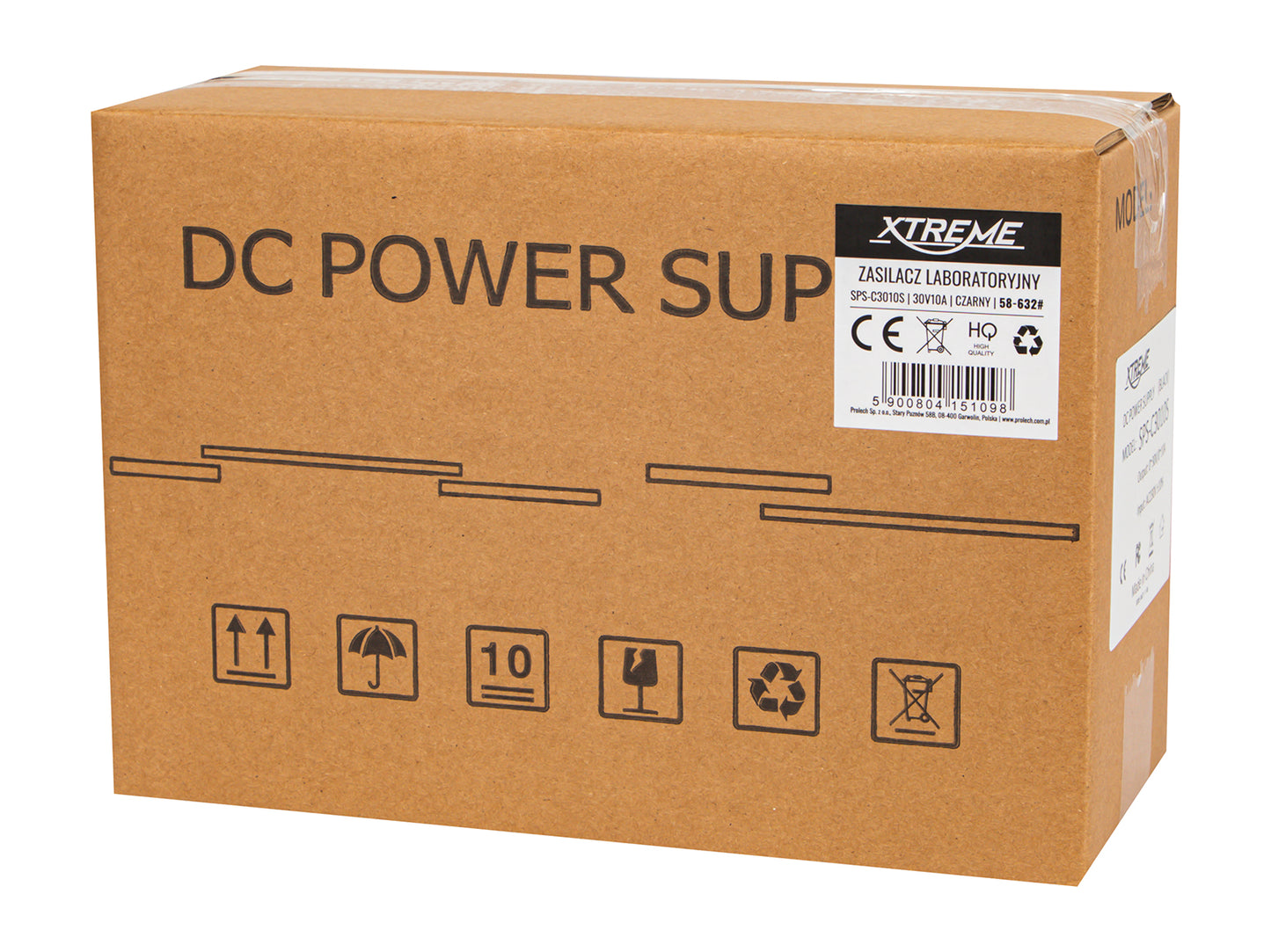 Blow Switching – 58-632# SPS-C3010S Laboratory Power Supply, 30 V/10 A, Black – image 3