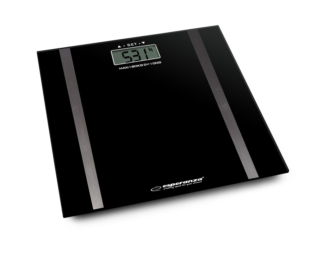 Esperanza Bathroom Scales – EBS018K Esperanza Digital Analytical Bathroom Scale, Samba, Black