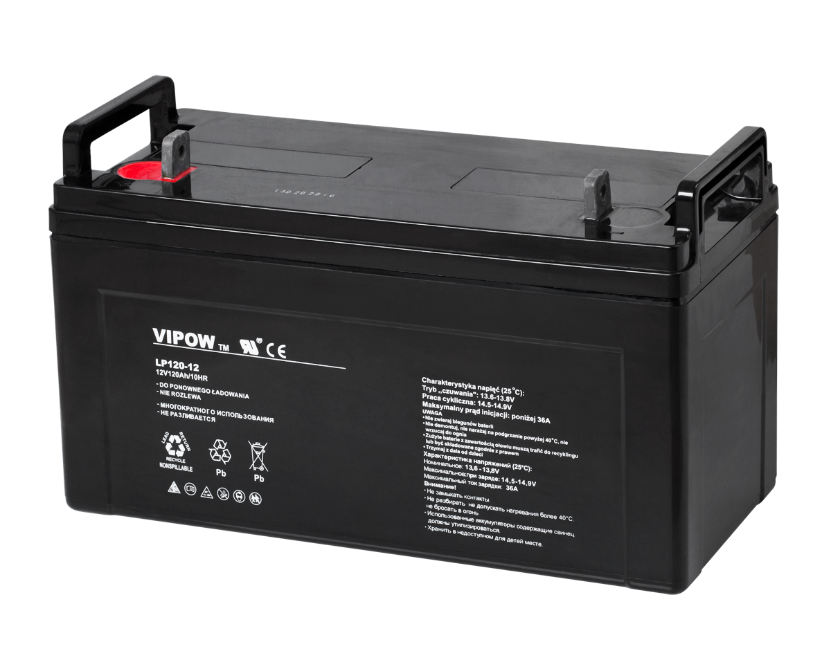 Vipow Gel batteries – VIPOW 12V 120Ah Gel Battery