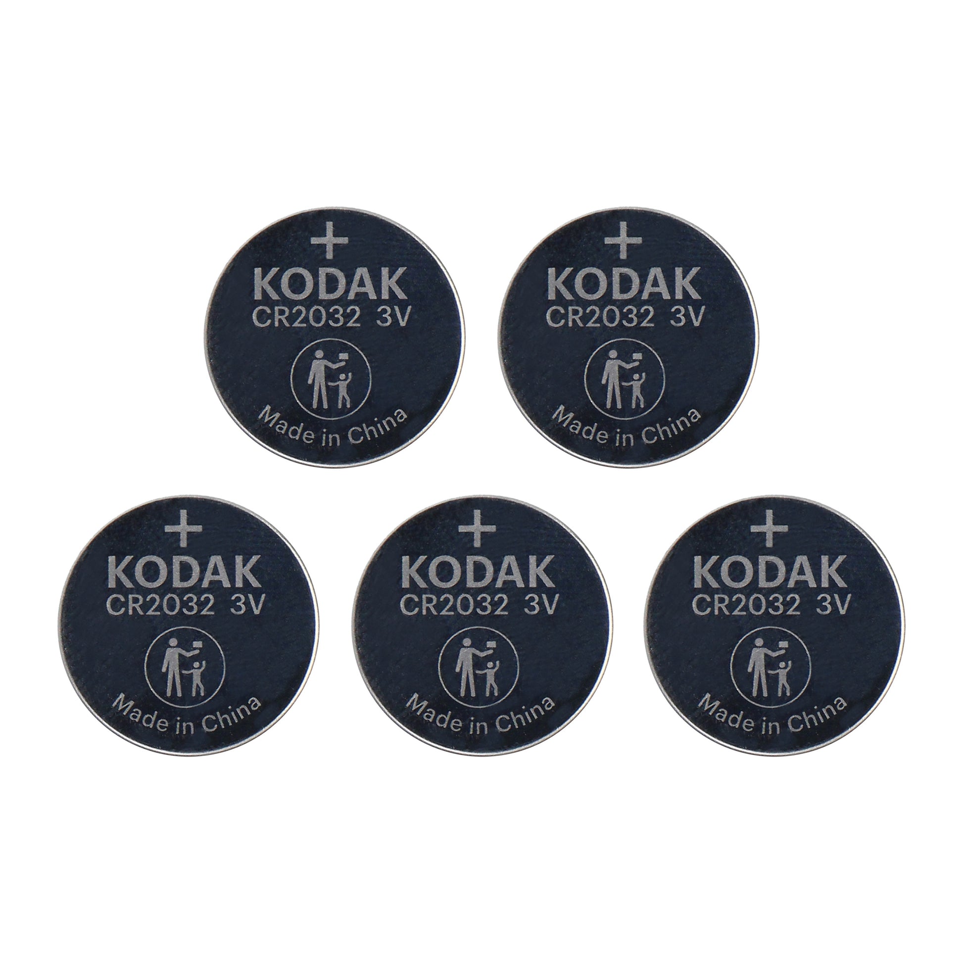 Orno Alkaline, coin-cell, and zinc-carbon – Kodak Max Lithium CR2032 Batteries, 5-pack – image 2