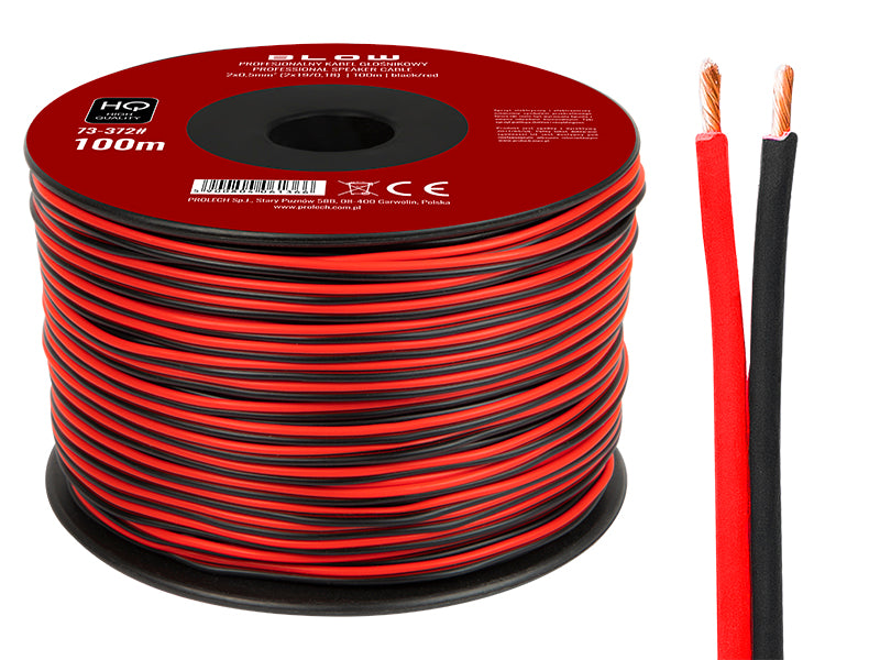 Blow Speaker Cables – 73-372# Speaker wire, 2x0.50 mm, black and red