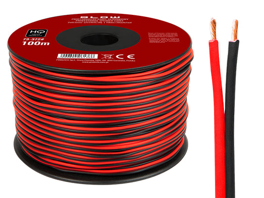 Blow Speaker Cables – 73-372# Speaker wire, 2x0.50 mm, black and red