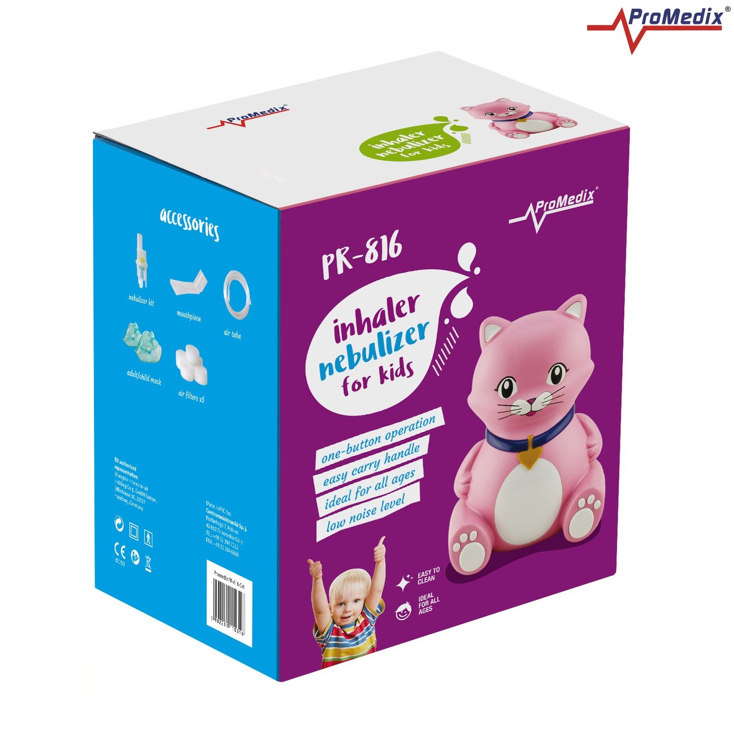 ProMedix Promedix Cat Inhaler for Children, Nebulizer Set, Masks, Filters, PR-816 – image 2