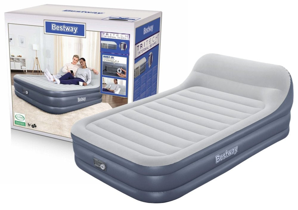 BESTWAY Inflatable Mattress with Pump, 226 x 152 x 84 cm, Bestway 67923