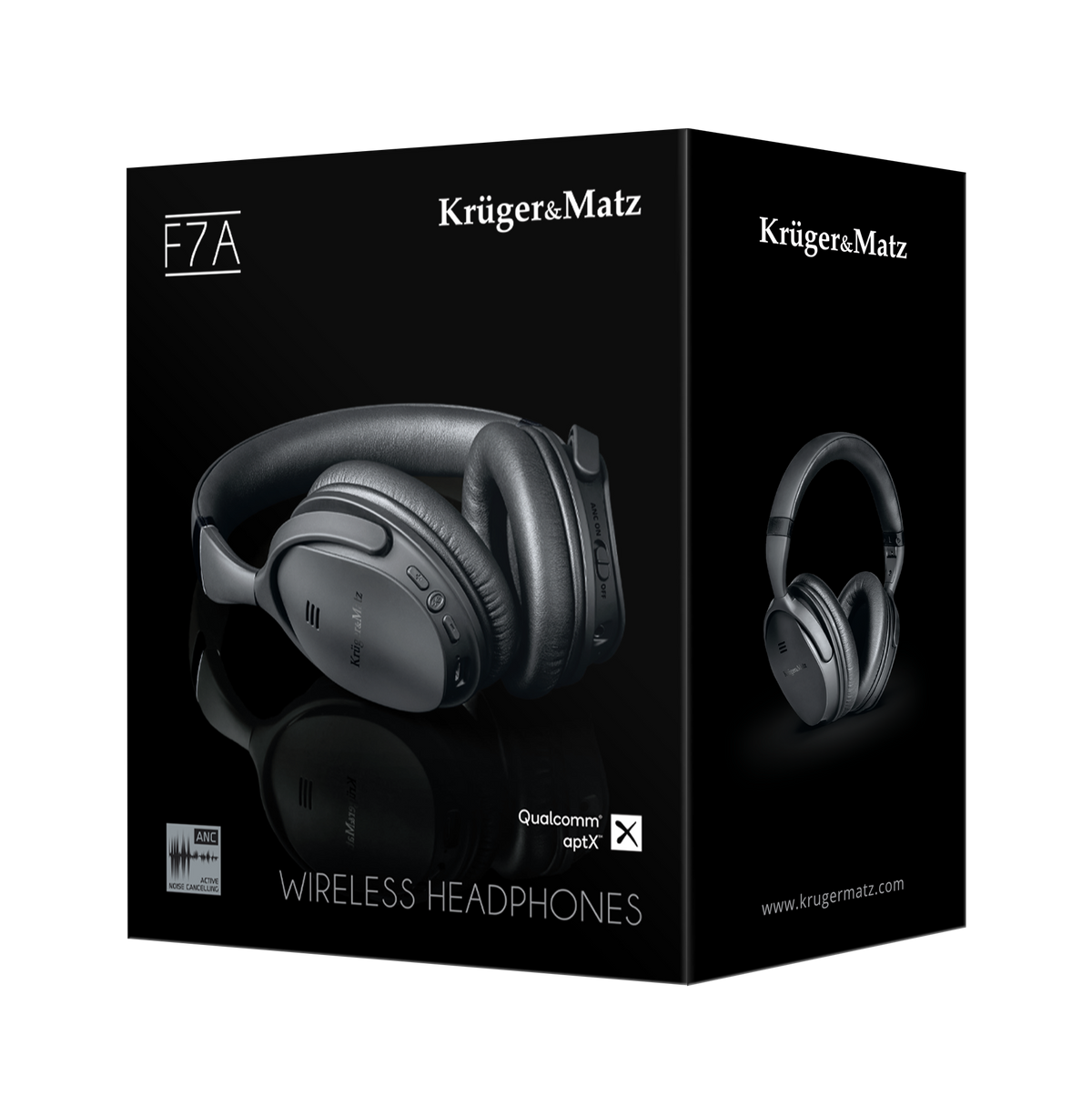 Kruger&Matz Kruger&amp;Matz F7A Wireless Over-Ear Headphones with ANC – image 7