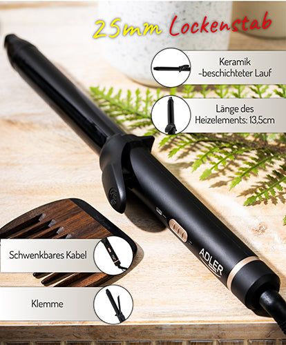 ADLER Curling irons, brushes – AD 2115 Curling Iron - 25 mm – image 11