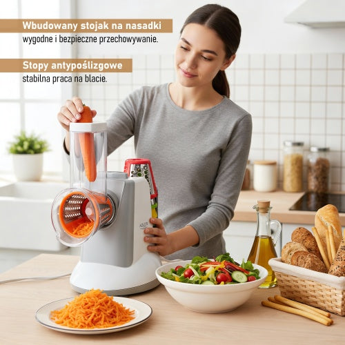ADLER Graters, choppers – AD 4815 LG Vegetable Slicer with 5 Attachments – image 27