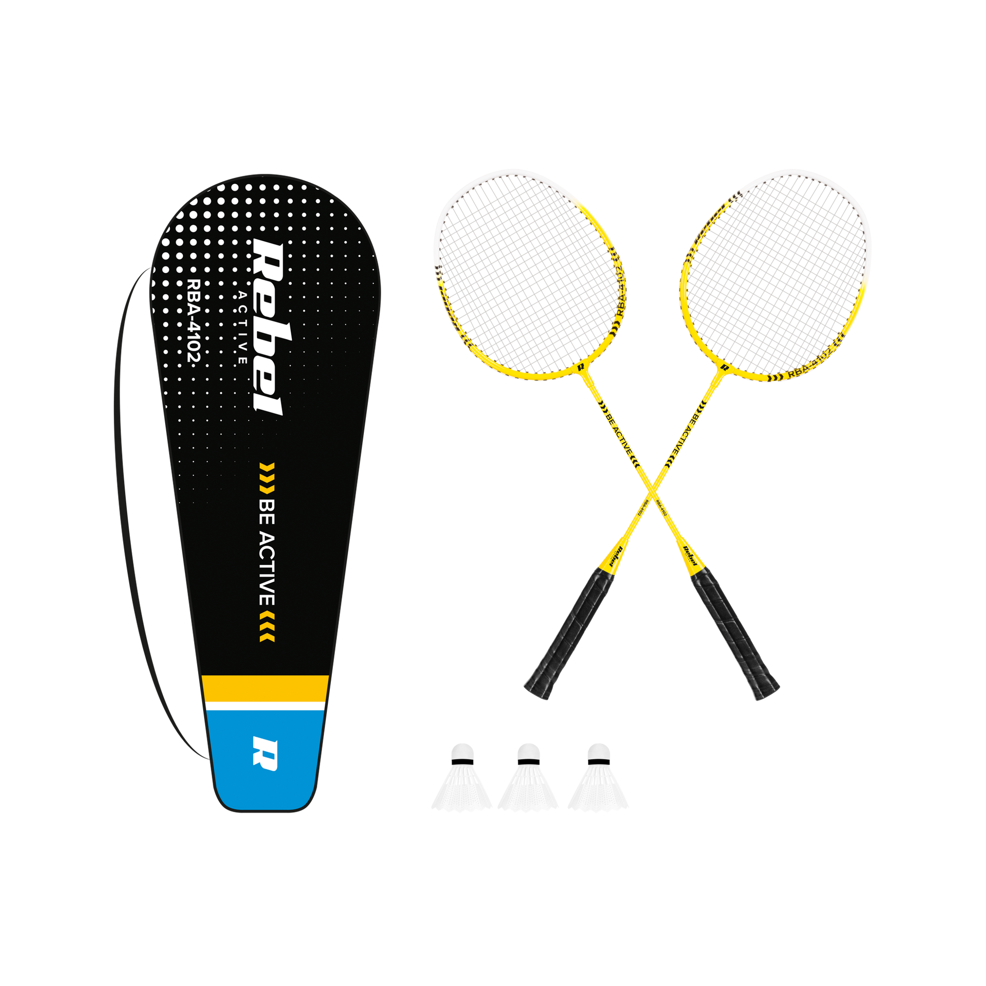 Rebel Badminton set, aluminum, REBEL ACTIVE
