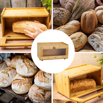 Klausberg Bread – Bamboo bread box, acrylic front, 35.5×24×18 cm, Klausberg, KB-7923 – image 9