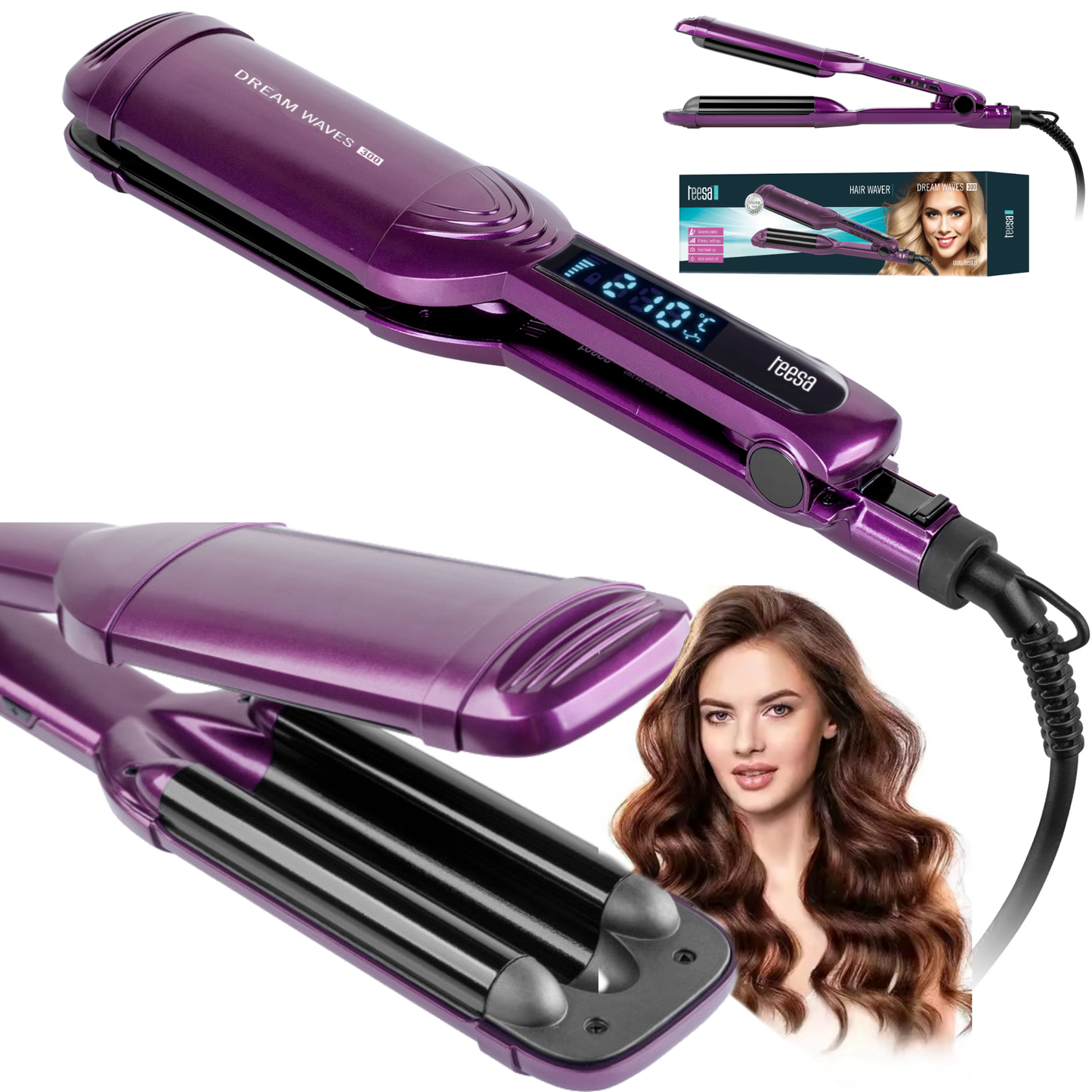 Teesa Hair Curlers – DREAM WAVES 300 Hair Waver – image 10