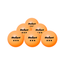 Rebel Table tennis ball set * * *, ABS material, 6 pcs, REBEL ACTIVE