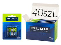 Blow 82-653# Blow Super Alkaline AAA LR3 Batteries, Blister Pack of 40