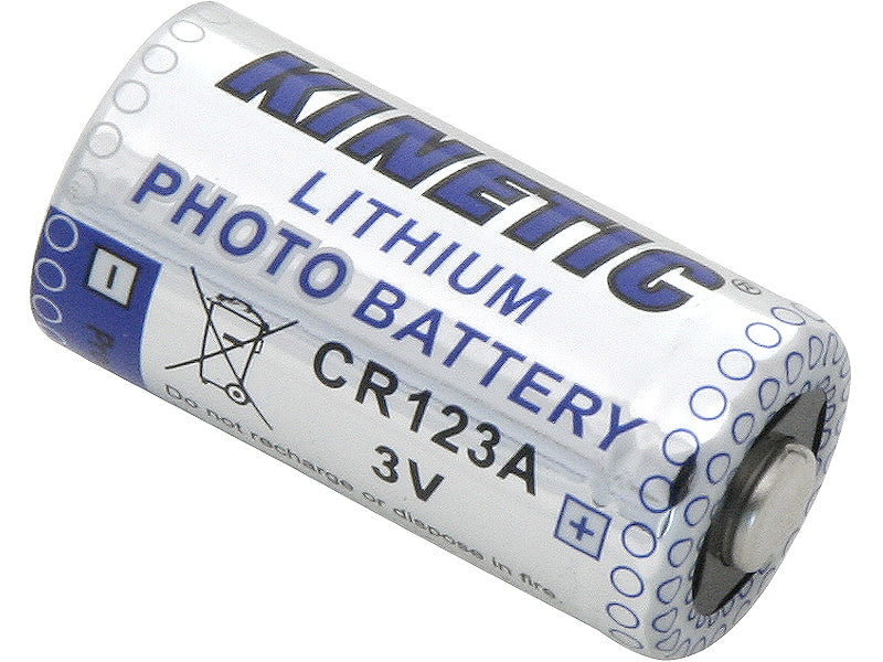 Blow 8700# 3V CR123 lithium battery, 1400 mAh, 16.5 x 34.0 mm, Kinetic