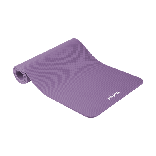 Rebel Exercise mat for yoga, Pilates, and fitness, 183x61 cm, 1 cm thick, NBR material, purple, REBEL ACTIVE